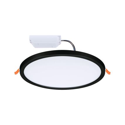 Paulmann 93102 - LED/16W IP44 Luminaria empotrada para baño AREO 230V 2000/3000/4000K diámetro 23 cm negra