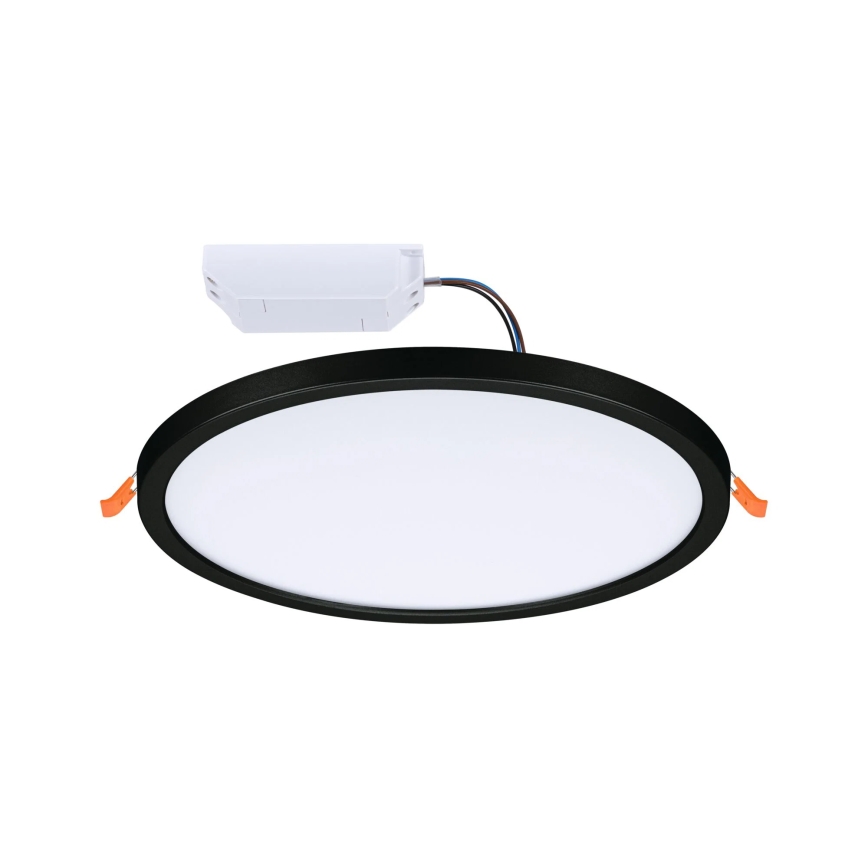 Paulmann 93102 - LED/16W IP44 Luminaria empotrada para baño AREO 230V 2000/3000/4000K diámetro 23 cm negra