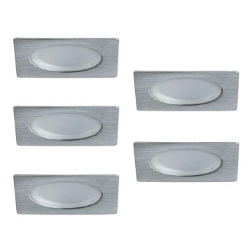 Paulmann 93587 - JUEGO 5xLED/0,4W Lámpara empotrada 12V/230V 2700K