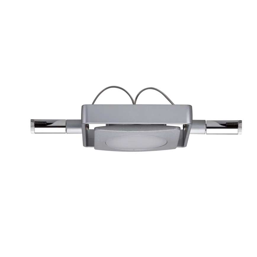 Paulmann 94107 - Set de 4 x LED de 4,3 W, sistema completo de cableado MAC 230V, cromo mate