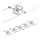 Paulmann 94133 - Juego de 5xGU5,3/10W Sistema completo de suspensión por cable MAC 230V cromo mate