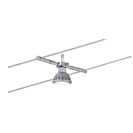 Paulmann 94147 - 1xGU5,3/10W Foco para sistema de cable TOGO 12V cromo mate