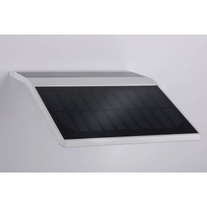 Paulmann 94244 - LED/1,2W IP44 Aplique solar de pared con sensor YOKO 3,7V 1800 mAh blanco