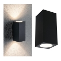 Paulmann 94328 - 2xLED/2,8W IP44 Aplique exterior FLAME 230V antracita