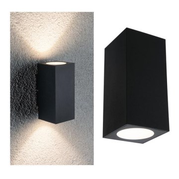 Paulmann 94328 - 2xLED/2,8W IP44 Aplique exterior FLAME 230V antracita