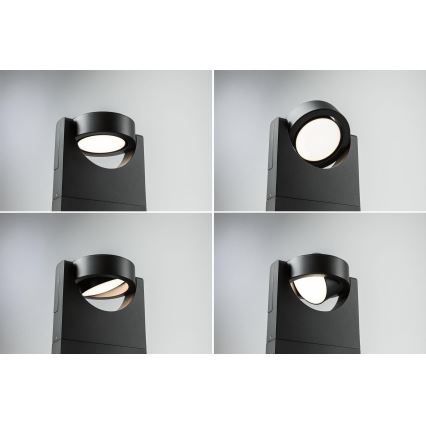 Paulmann 94407 - LED/8W IP44 Lámpara de exterior SWIVEA 230V