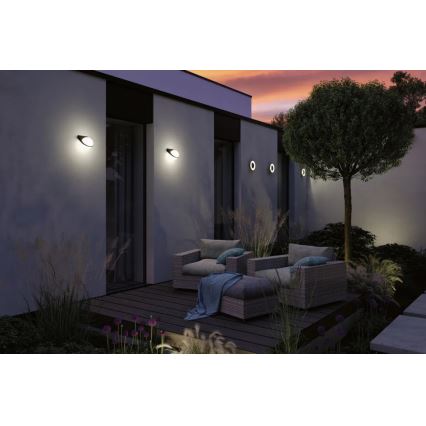 Paulmann 94409 - LED/4W IP44 Aplique de exterior CIRCEA 230V