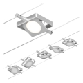 Paulmann 94420 - Set de 5 LED de 4,5W, sistema completo de cable MAC 230V, cromo mate