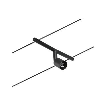 Paulmann 94446 - Set de 5x GU5,3/10W, sistema de suspensión por cable completo SALT 230V, negro