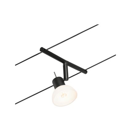 Paulmann 94450 - Juego de 5x GU5,3/10W, sistema de cable completo SHEELA 230V, negro