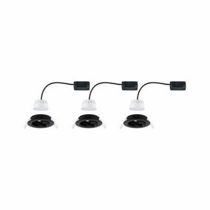 Paulmann 94471 - SET 3xLED/6W IP23 Lámpara empotrable de baño NOVA 230V