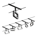 Paulmann 94485 - Juego 5xLED/4,8W Sistema de cable completo FRAME 230V negro