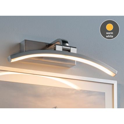 Paulmann 95556 - LED/6W Lámpara para cuadros BENTO 230V 30 cm cromo mate