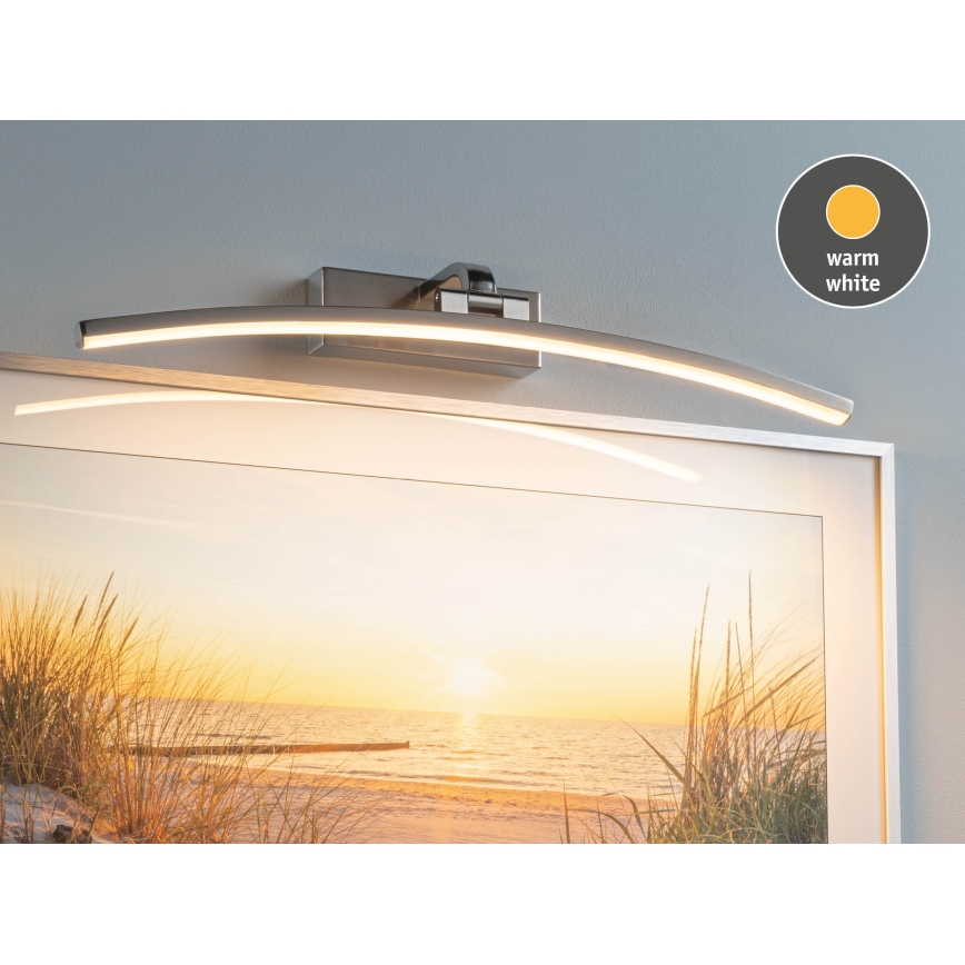 Paulmann 95558 - Aplique para cuadros LED/10W BENTO 230V 50 cm cromo mate