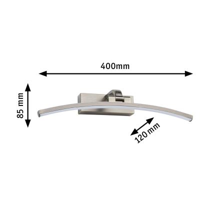 Paulmann 95560 - LED/8,5W Lámpara para cuadros BENTO 230V 40 cm latón