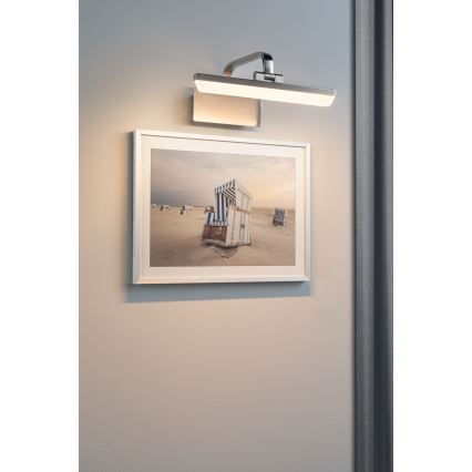 Paulmann 95571 - LED/6W Lámpara para cuadros RENAN 230V 30 cm cromo mate