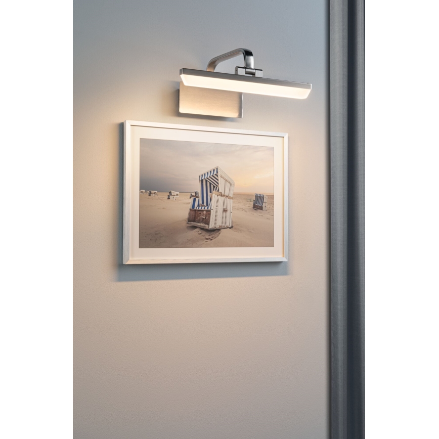 Paulmann 95571 - LED/6W Lámpara para cuadros RENAN 230V 30 cm cromo mate