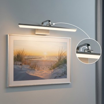 Paulmann 95573 - Lámpara para cuadros LED 11W RENAN 230V 60 cm cromo mate