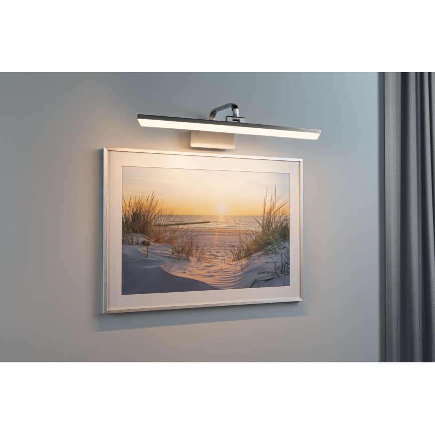 Paulmann 95573 - Lámpara para cuadros LED 11W RENAN 230V 60 cm cromo mate