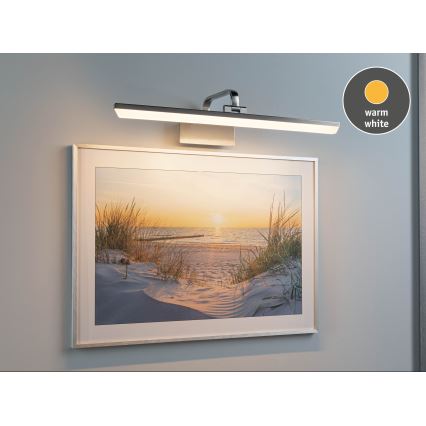 Paulmann 95573 - Lámpara para cuadros LED 11W RENAN 230V 60 cm cromo mate