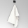 Percha de pared 4x4 cm negro