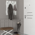 Percha de pared ANITA 80x64,7 cm blanco