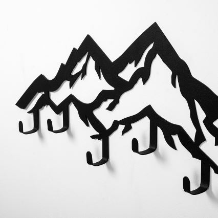 Perchero de pared 80 x 25 cm — diseño Montañas