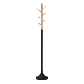 Perchero de pie 176x28 cm negro/beige