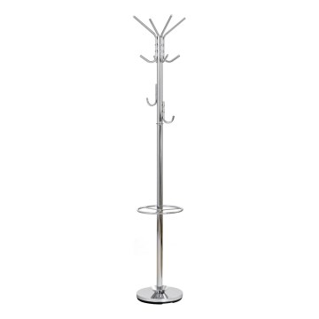 Perchero de pie 30x181 cm, cromo brillante