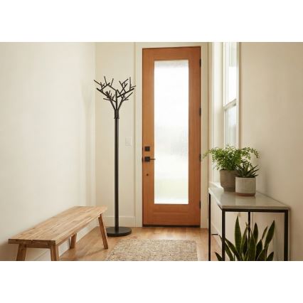 Perchero de pie BRANCHE 180x40 cm negro