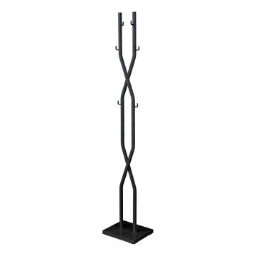 Perchero de pie LARB 180x40 cm, negro
