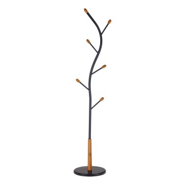 Perchero de pie STILE 186x38 cm negro