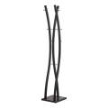 Perchero de pie VALET 179x35 cm negro