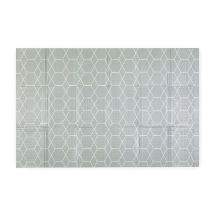 PETITE&MARS - Alfombra de juego plegable CAMPY Animals&Hexagon