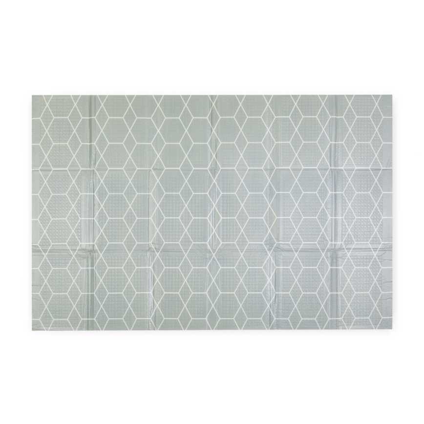 PETITE&MARS - Alfombra de juego plegable CAMPY Animals&Hexagon