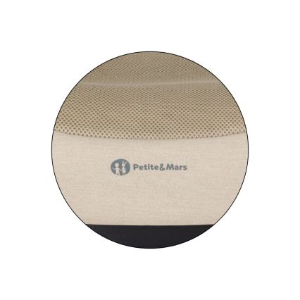 PETITE&MARS - Alzador para coche OPTIMUS PRO i-Size Air 125-150 cm (22-36 kg) beige