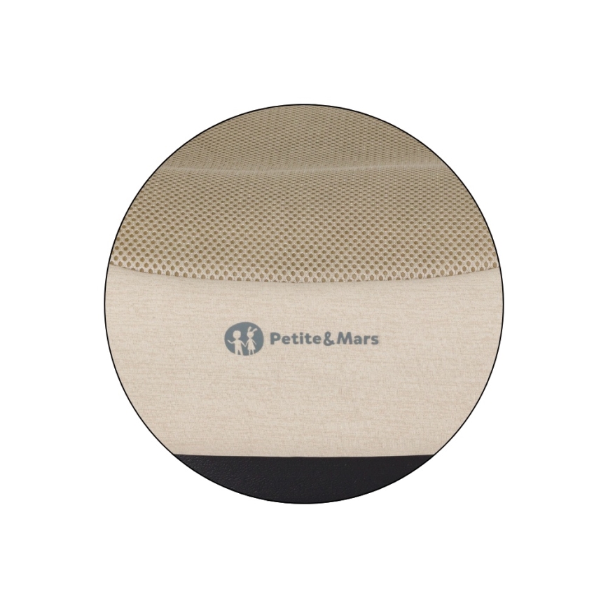 PETITE&MARS - Alzador para coche OPTIMUS PRO i-Size Air 125-150 cm (22-36 kg) beige