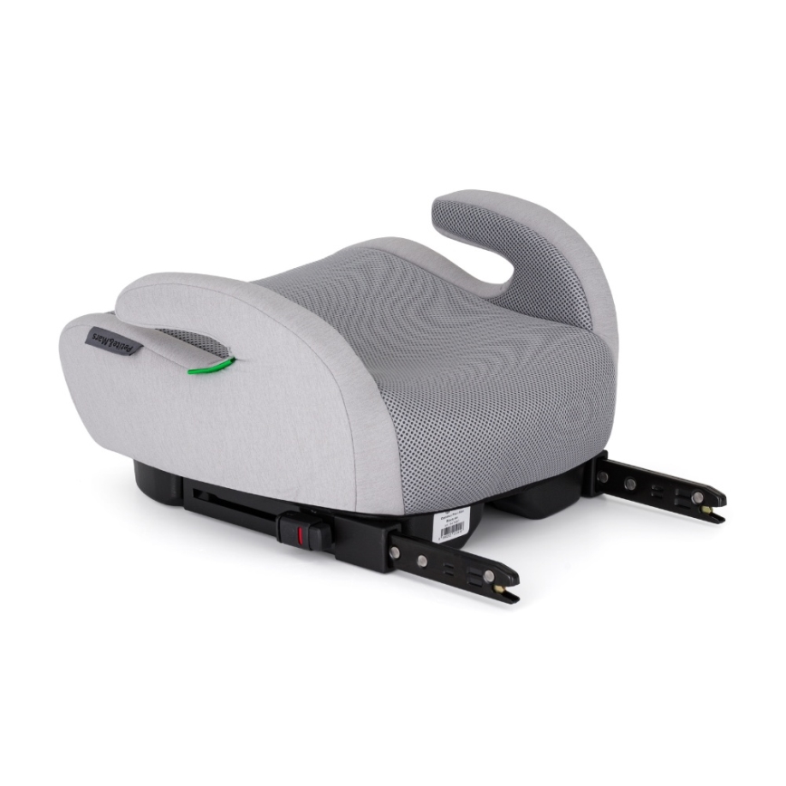 PETITE&MARS - Asiento elevador para coche OPTIMUS PRO i-Size Air 125-150 cm (22-36 kg) gris