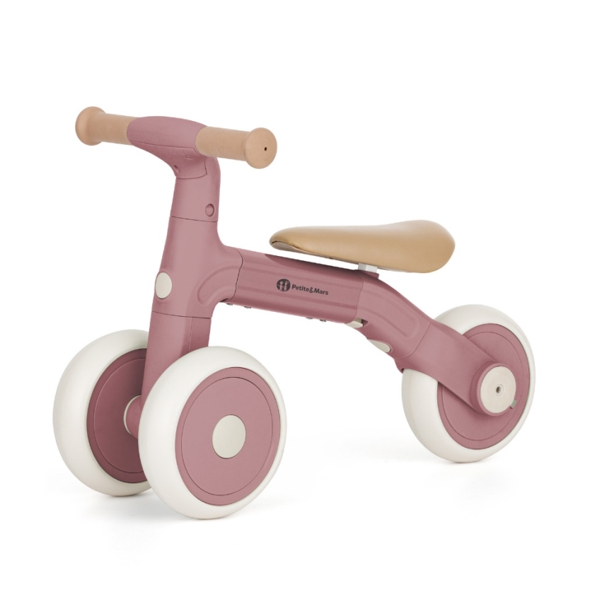 PETITE&MARS - Bicicleta de equilibrio infantil 3 en 1 BINGO Rosa polvo