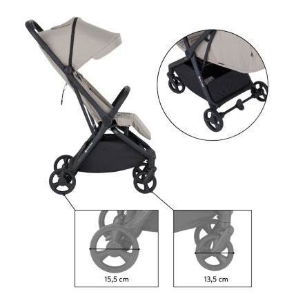 PETITE&MARS - Cochecito deportivo FLIP Platinum Grey