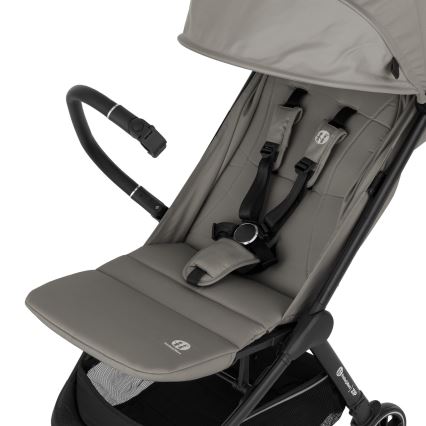 PETITE&MARS - Cochecito deportivo ZIP Gris Terciopelo