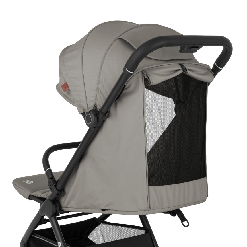 PETITE&MARS - Cochecito deportivo ZIP Gris Terciopelo