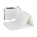 PETITE&MARS - Colchón plegable de viaje FOLDIE 120x60 cm blanco