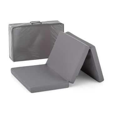 PETITE&MARS - Colchón plegable de viaje FOLDIE 120x60 cm gris
