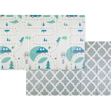 PETITE&MARS - Colchoneta de juego plegable CAMPY Cars&Arabesca