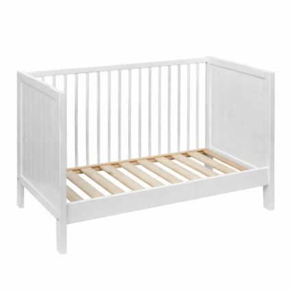 PETITE&MARS - Cuna 3 en 1 MILA 120x60 cm blanca/haya