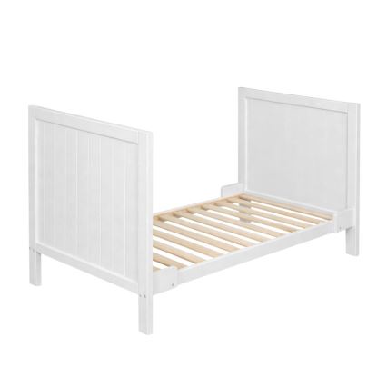 PETITE&MARS - Cuna 3 en 1 MILA 120x60 cm blanca/haya