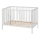 PETITE&MARS - Cuna para bebé NELA BEECH 120x60 cm blanco/haya