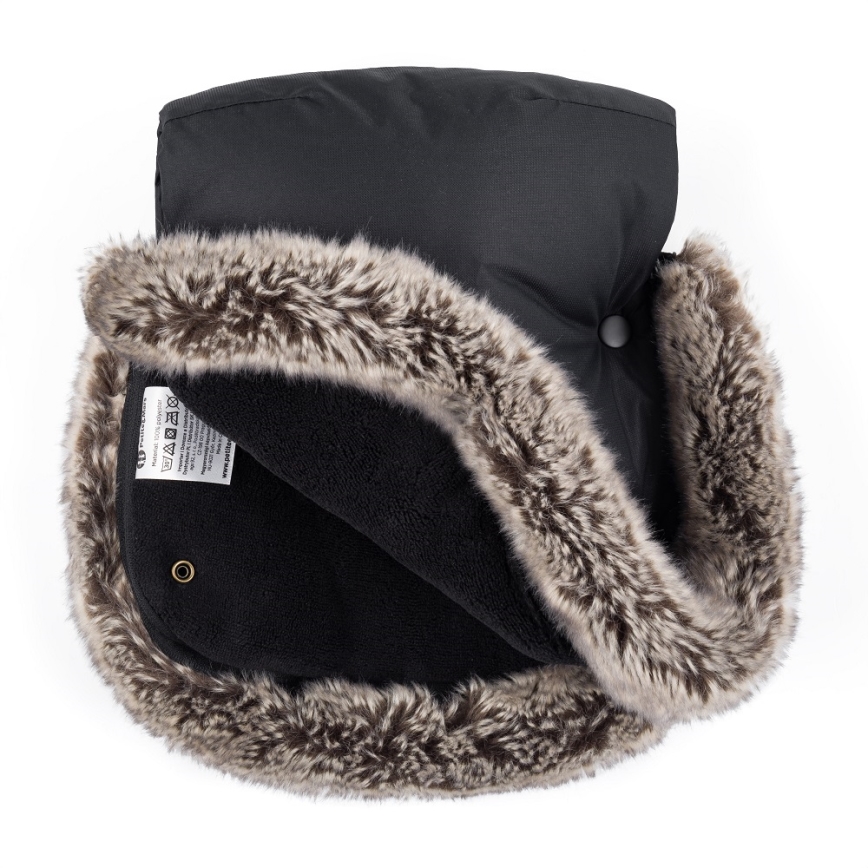 PETITE&MARS - Fundas para cochecito FURRY Forever Black