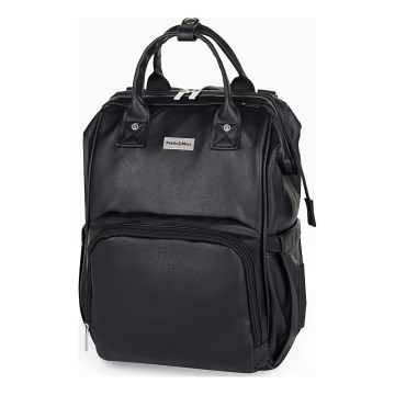 PETITE&MARS - Mochila de Pañales para Bebé para cochecito JASPER negro